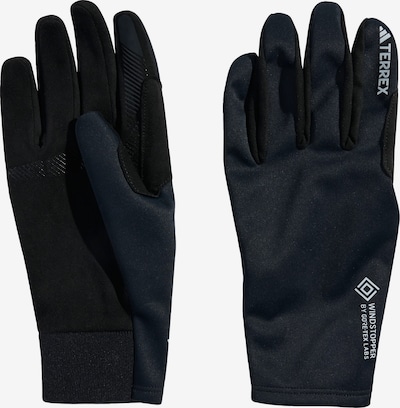 ADIDAS TERREX Sporthandschuhe 'Xperior' in schwarz / weiß, Produktansicht