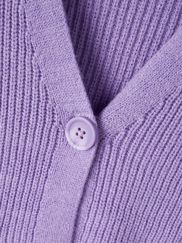 Cardigan 'Dustina' NAME IT en violet