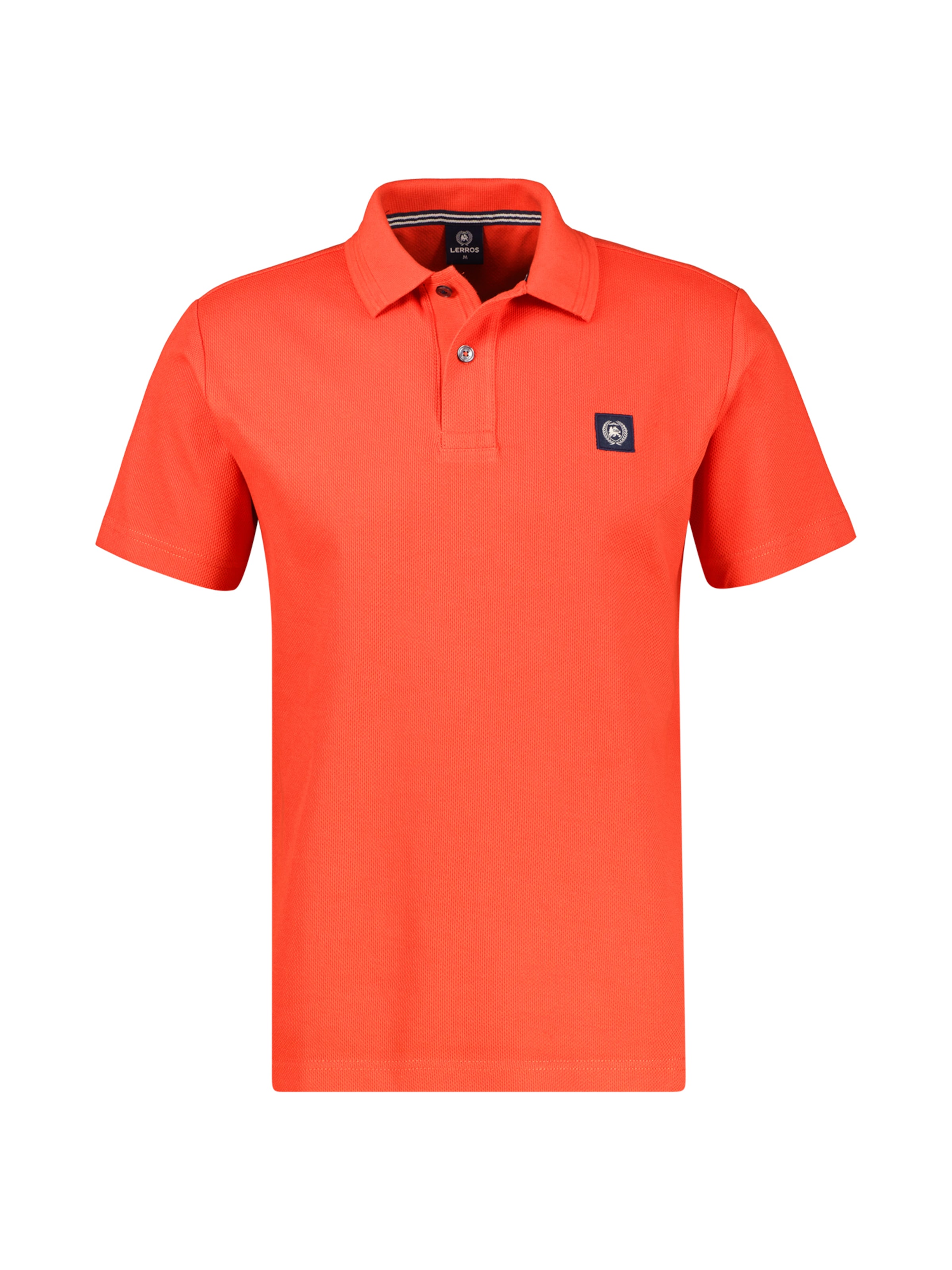 LERROS Poloshirt mit Waffelstruktur aus 100 % Baumwolle in Rot