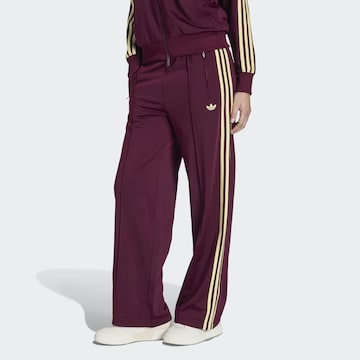 Loosefit Pantalon 'Firebird' ADIDAS ORIGINALS en rouge : devant