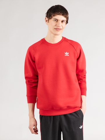 ADIDAS ORIGINALS Sweatshirt 'Trefoil Essentials' in Red: front