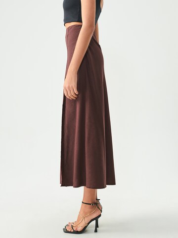 Sável Skirt 'KENNA' in Brown: back