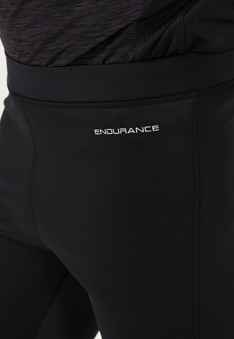 ENDURANCE Skinny Sportbroek 'Zane' in Zwart