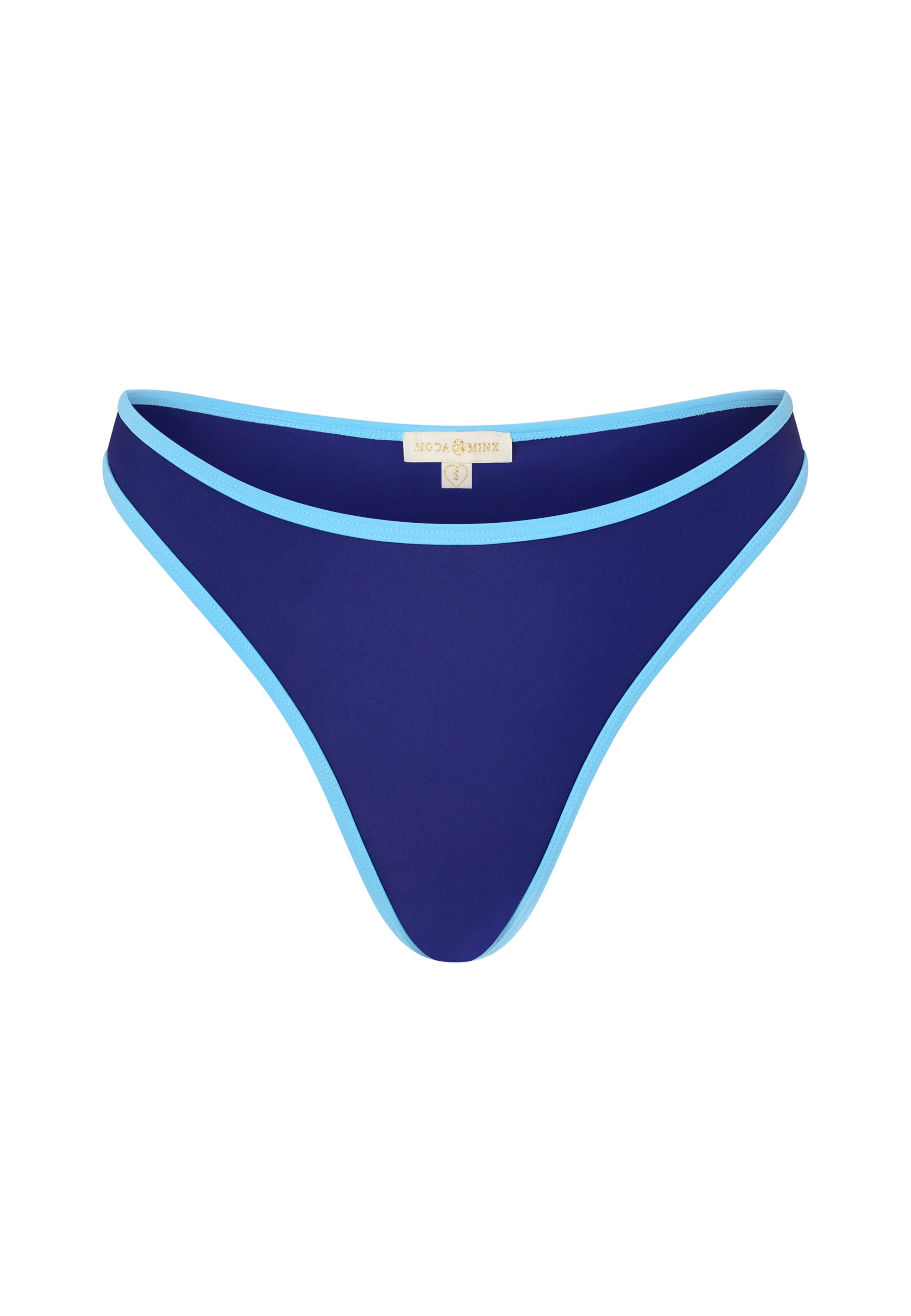Moda Minx Bikinibroek in Blauw: voorkant