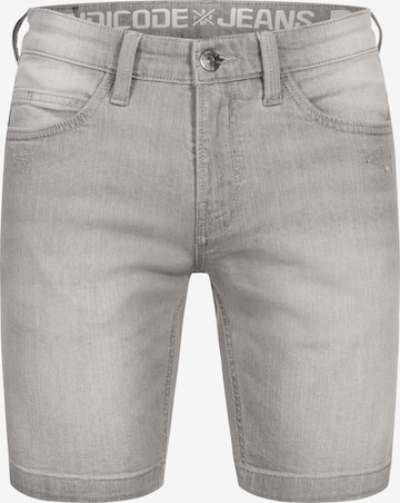 Jean 'Fly' INDICODE JEANS en gris : devant
