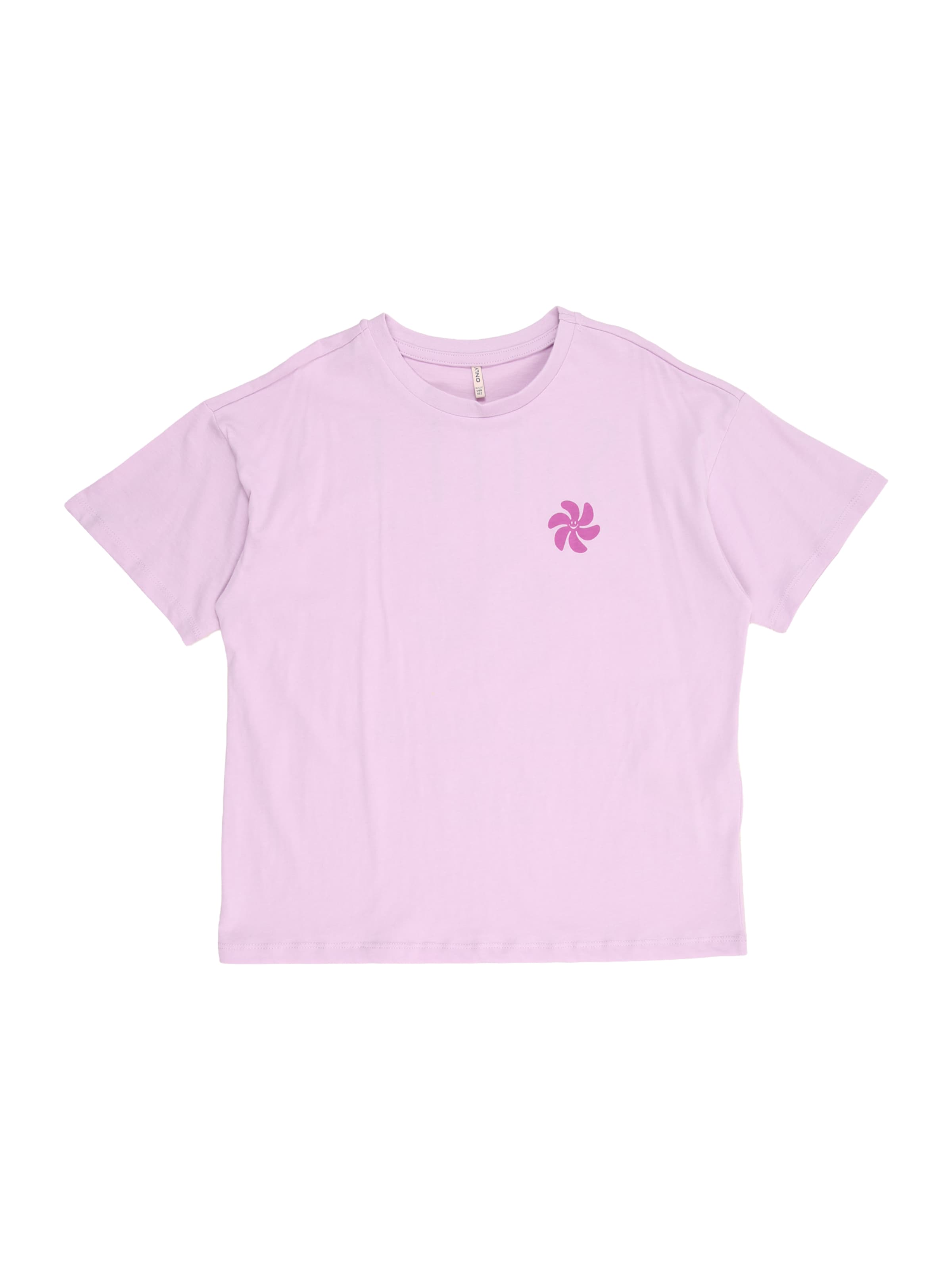 ONLY GIRLS Tričko 'KOGSUN-VERAS FLOWER' - orgovánová / ružová / čierna, Produkt