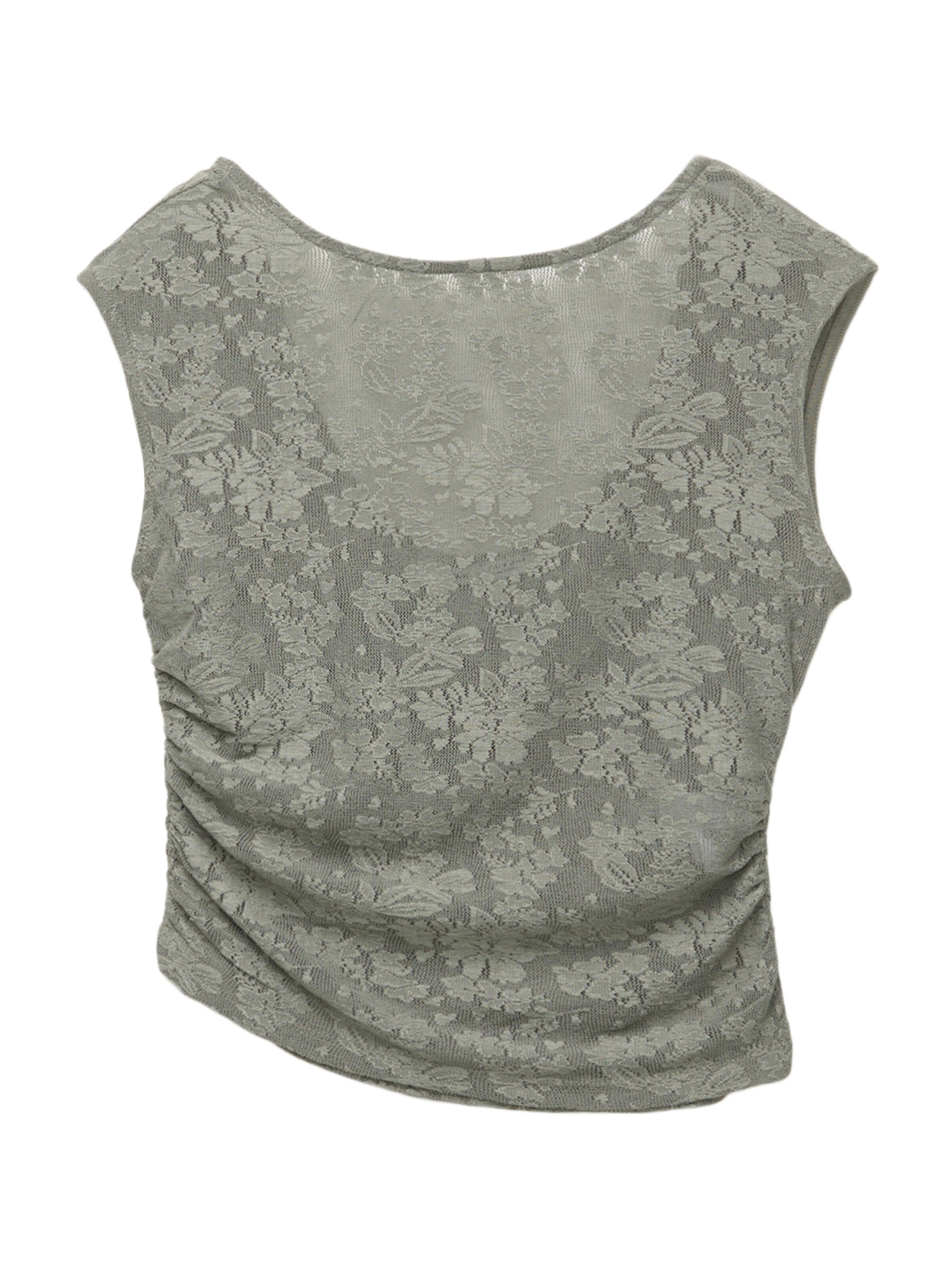 Pull&Bear Top | bež barva: sprednja stran