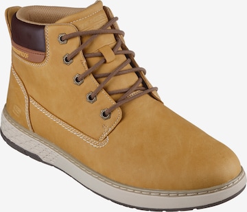 SKECHERS Ботинки на шнуровке 'Garlan' в Коричневый: спереди