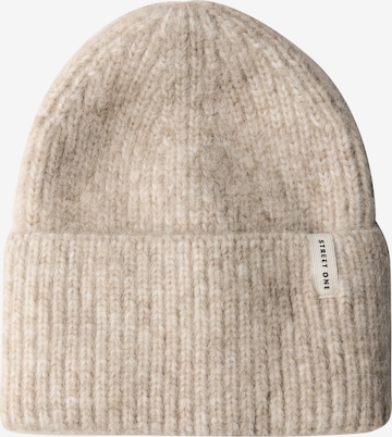 STREET ONE Beanie in Beige: front