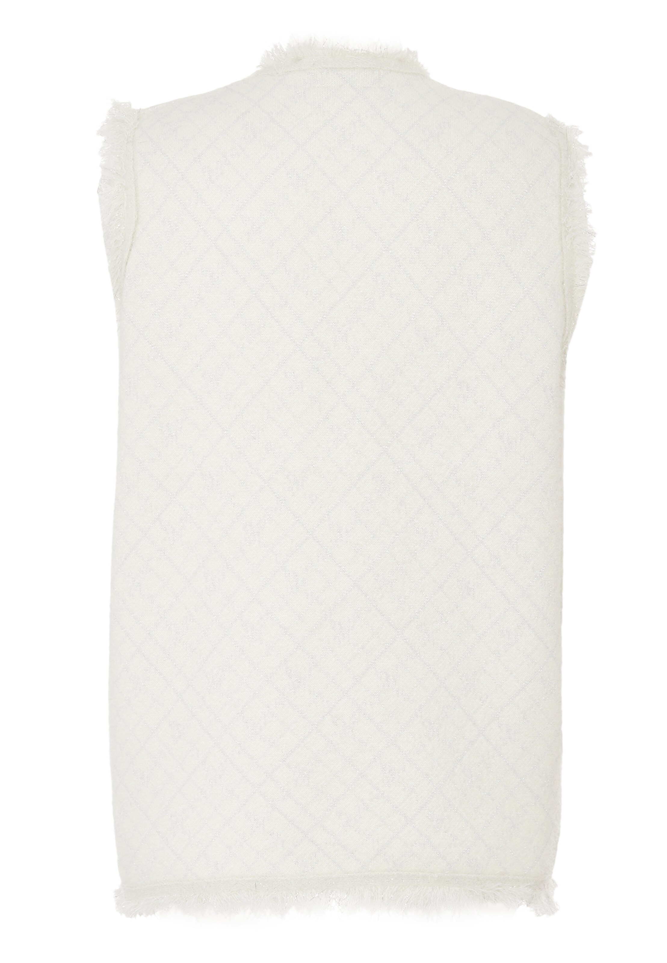 ZITHA Gebreide bodywarmer in Wit