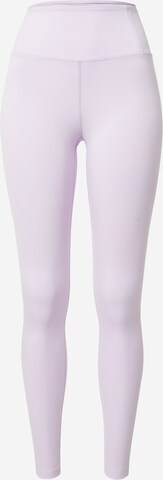 Girlfriend Collective Skinny Workout Pants 'FLOAT' in Purple: front