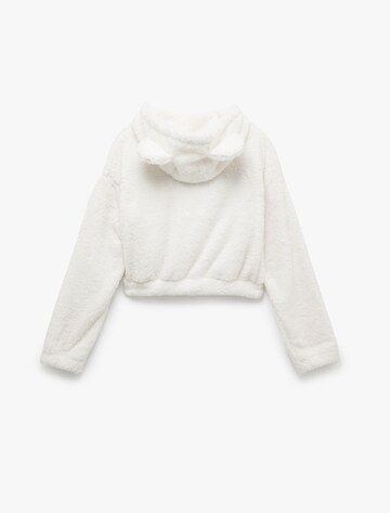 Koton Fleece Jacket in Beige
