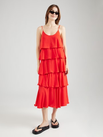 VILA Cocktail Dress 'AMALITA' in Red: front