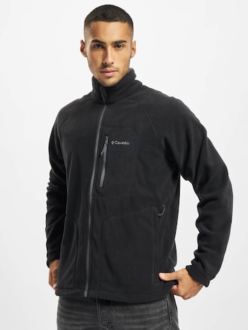 COLUMBIA Fleecejacke 'Fast Trek II' in Schwarz: predná strana