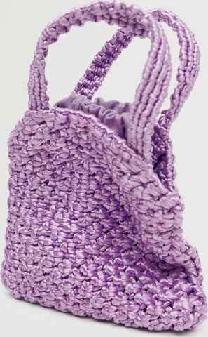 MANGO Ročna torbica 'UELA' | vijolična barva