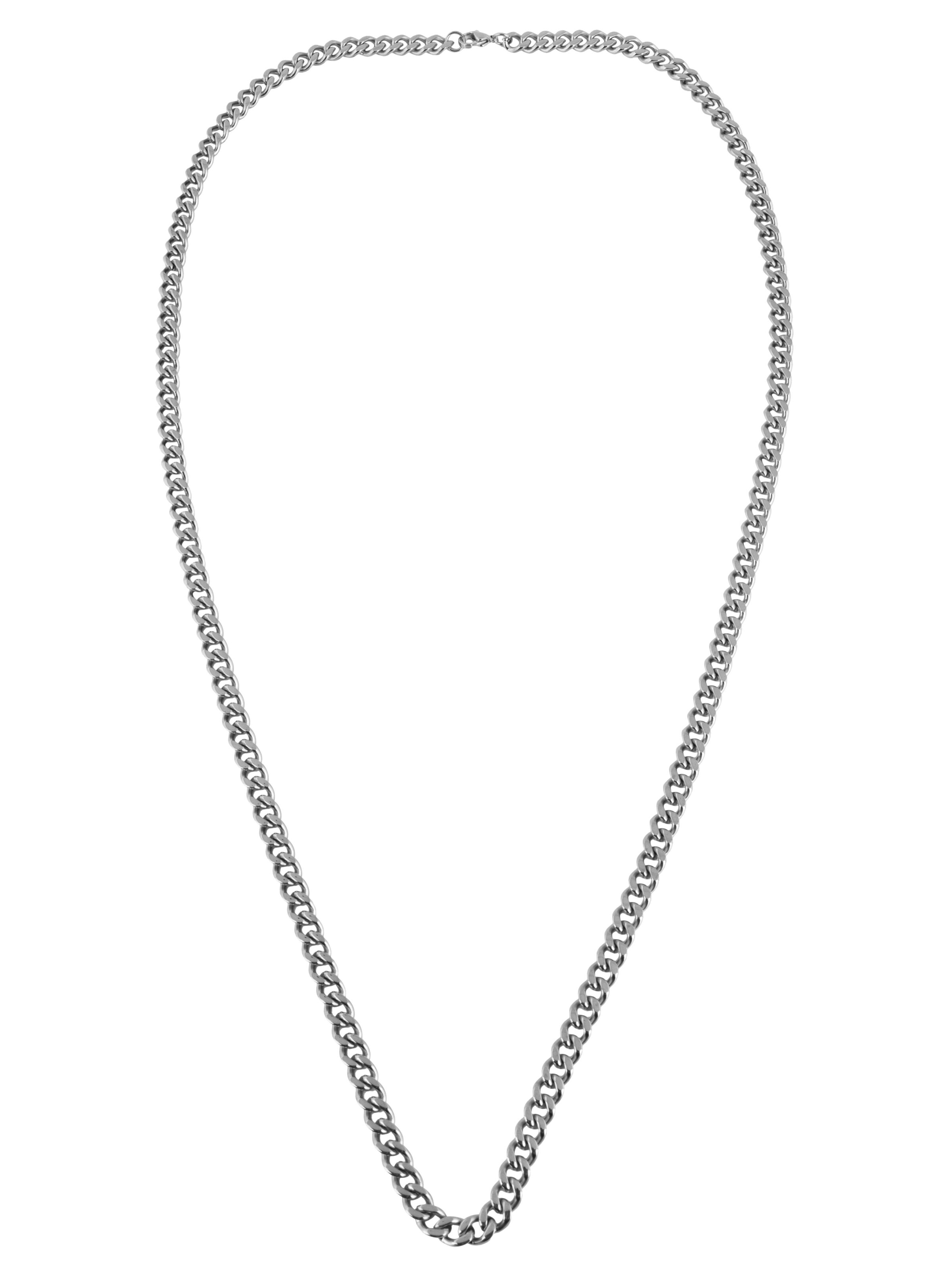 Akitsune Necklace 'Fibra' in Silver: front