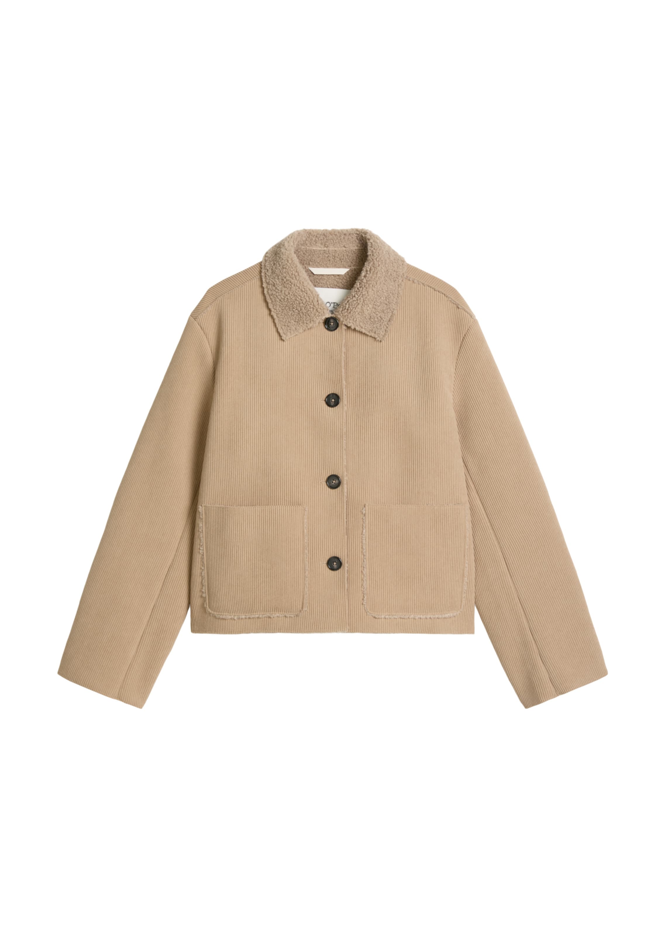 Marc O'Polo Tussenjas in Beige: voorkant
