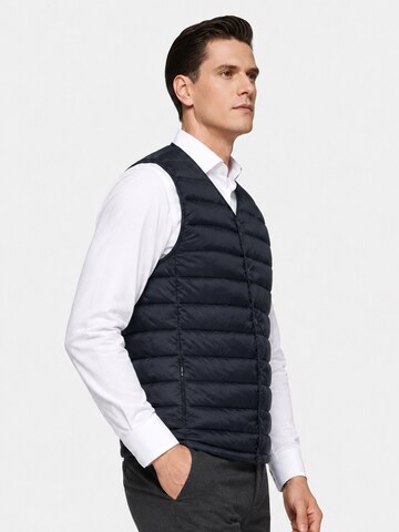 ALLTHEMEN Vest 'Stichlinie' in Blue