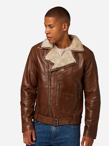 Veste mi-saison 'Harlem' RICANO en marron : devant