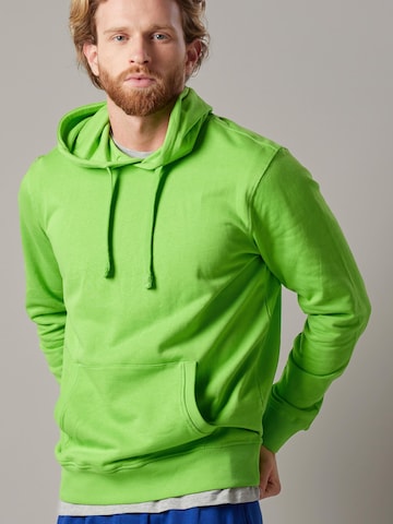 OWN Off With Nature Sweatshirt 'Felpa con Cappuccio' in Groen: voorkant