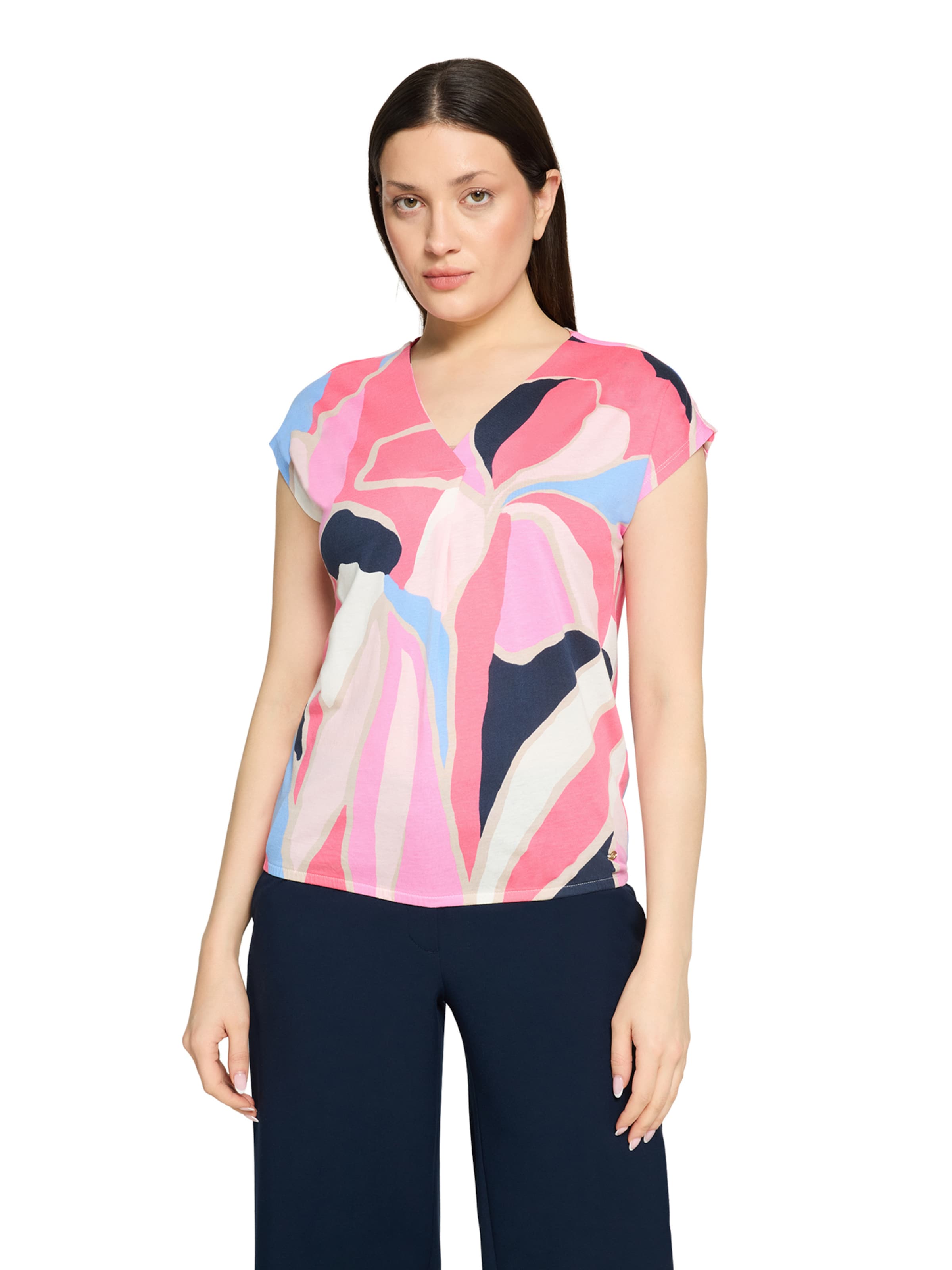 T-shirt Betty & Co en rose : devant