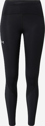 Skinny Pantalon de sport 'Fly Fast' UNDER ARMOUR en noir : devant