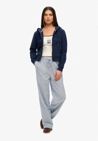 Superdry Sweat jacket in Blue