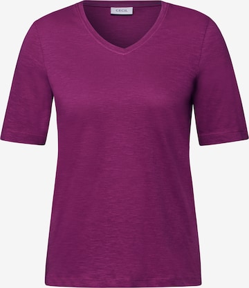 CECIL T-Shirt im Tunika-Look in Pink: Vorderseite