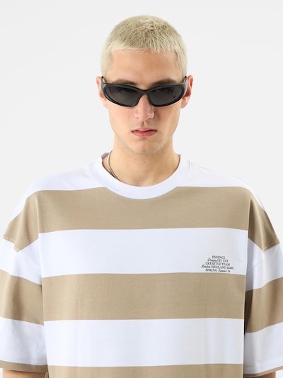 VAMOS CLO Shirt 'Kangaroo Paw' in Beige / Black / White, Item view