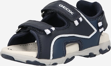 GEOX Otevřená obuv – modrá: přední strana