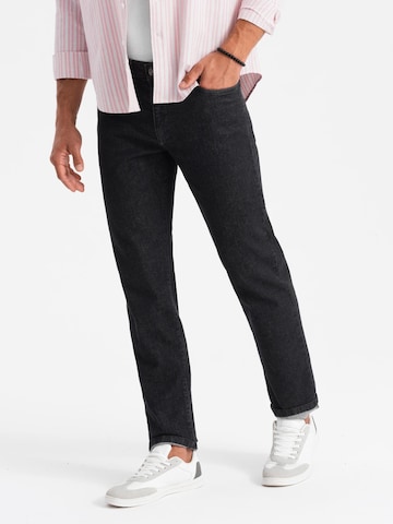 Ombre Regular Jeans in Zwart