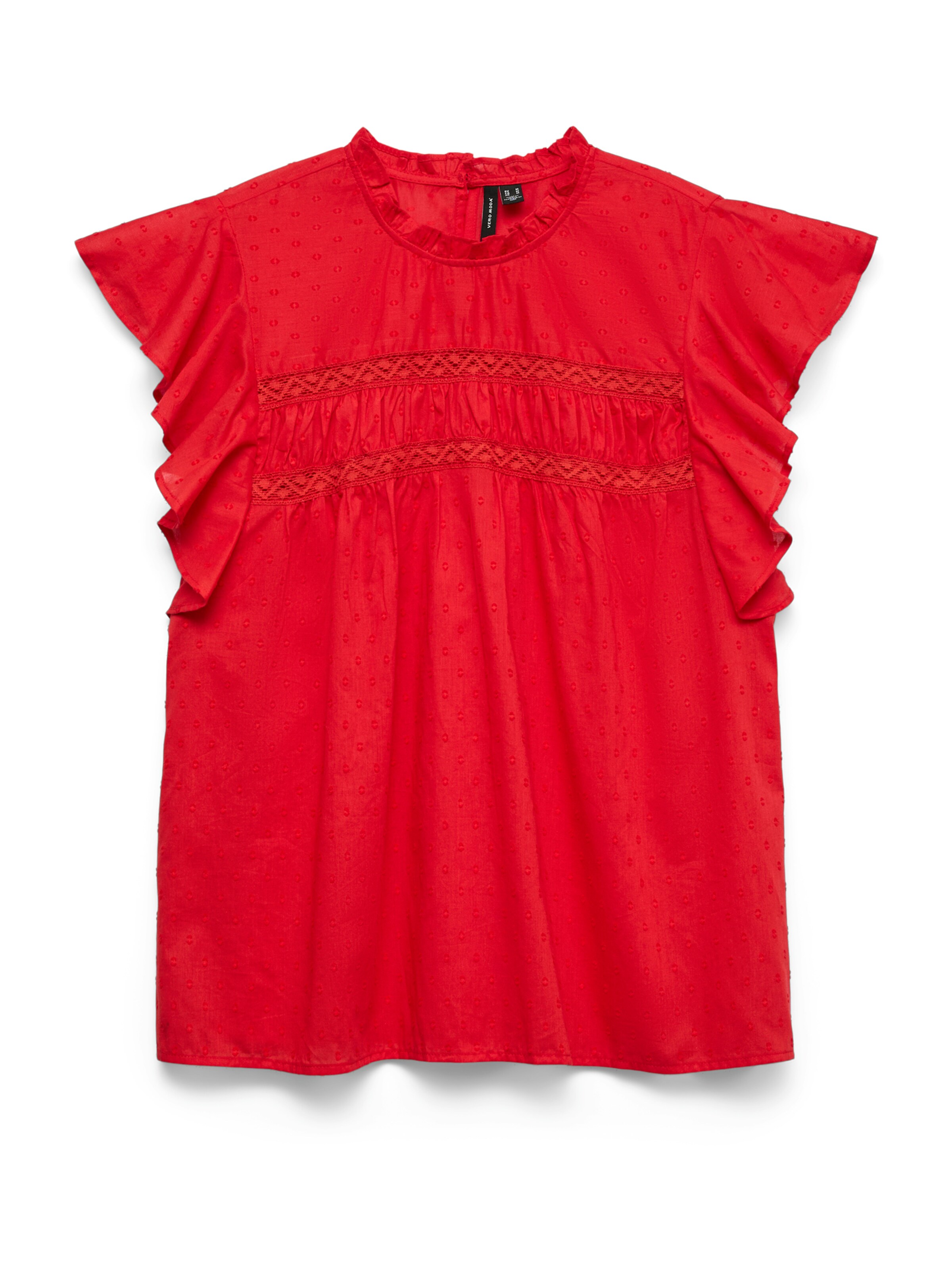 VERO MODA Blúz 'VMTRINE' - piros: elől