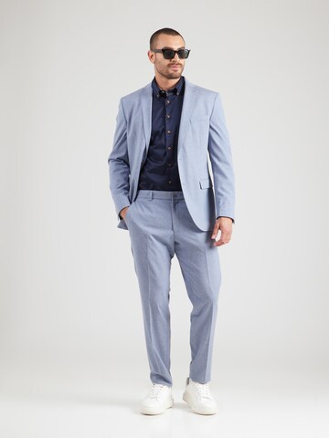 s.Oliver BLACK LABEL Slimfit Pantalon in Blauw