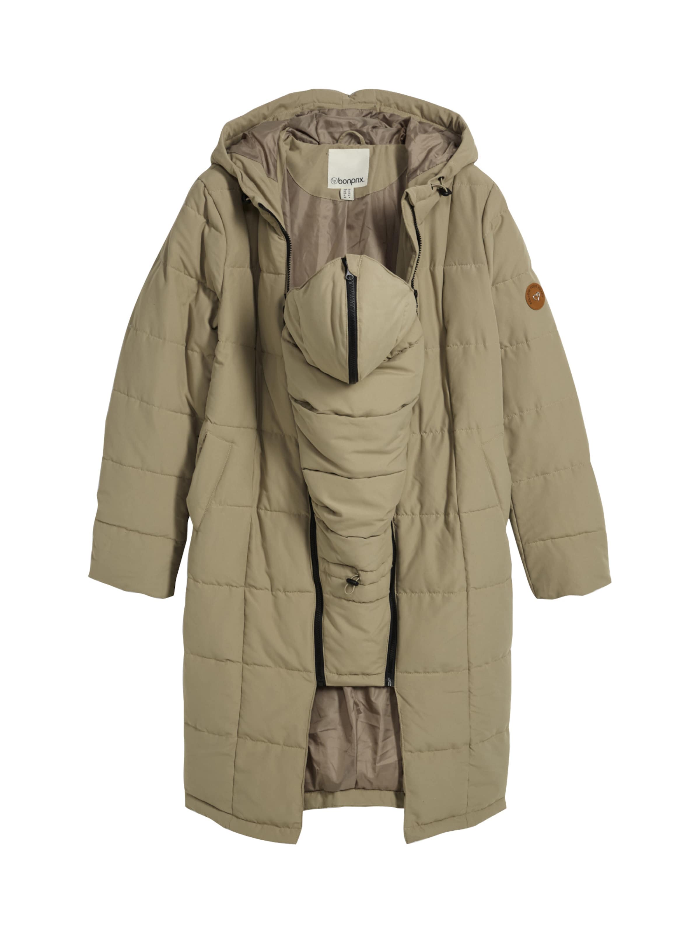 bonprix Wintermantel in Groen: voorkant