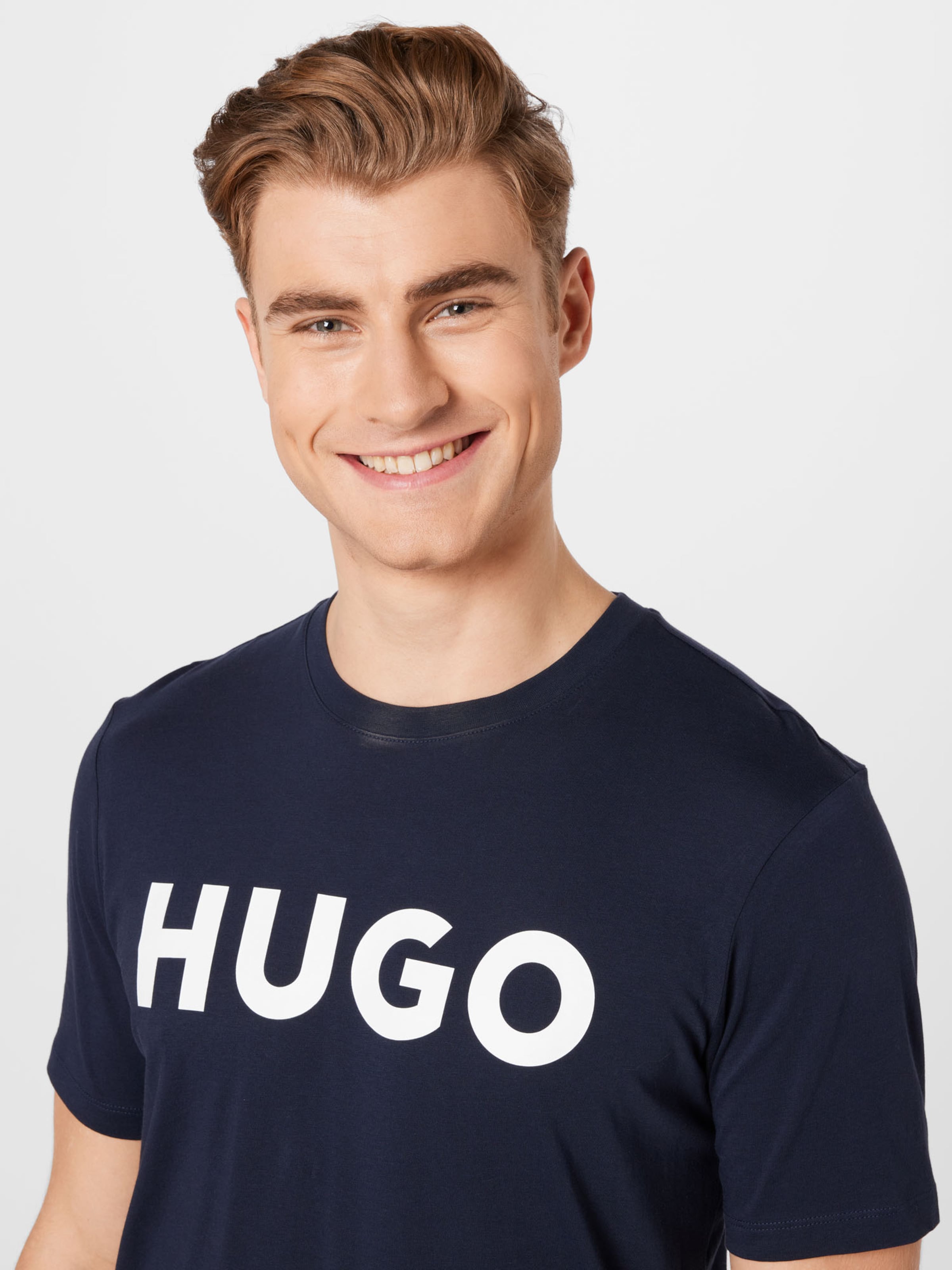 Shirts et polos T-Shirt HUGO en Bleu Foncé 