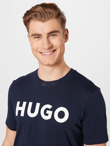 HUGO Red Μπλουζάκι 'Dulivio' σε μπλε
