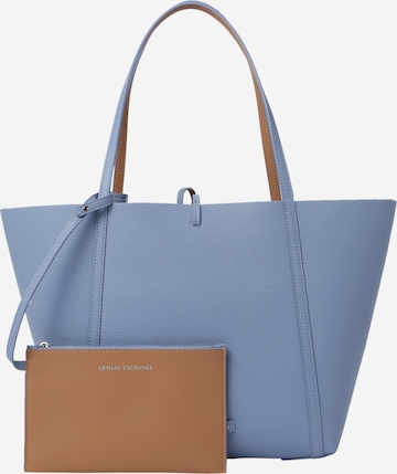 ARMANI EXCHANGE Shopper in Blauw