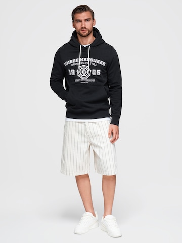 Ombre Sweatshirt in Black