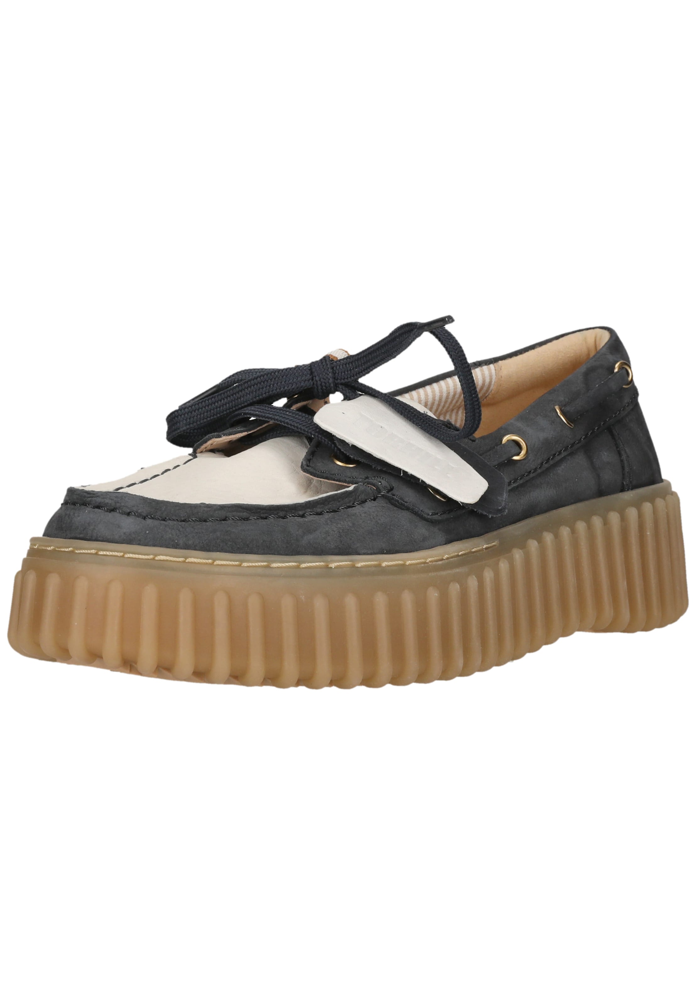 CLARKS Veterschoen 'Torhill Boat' in Blauw: voorkant