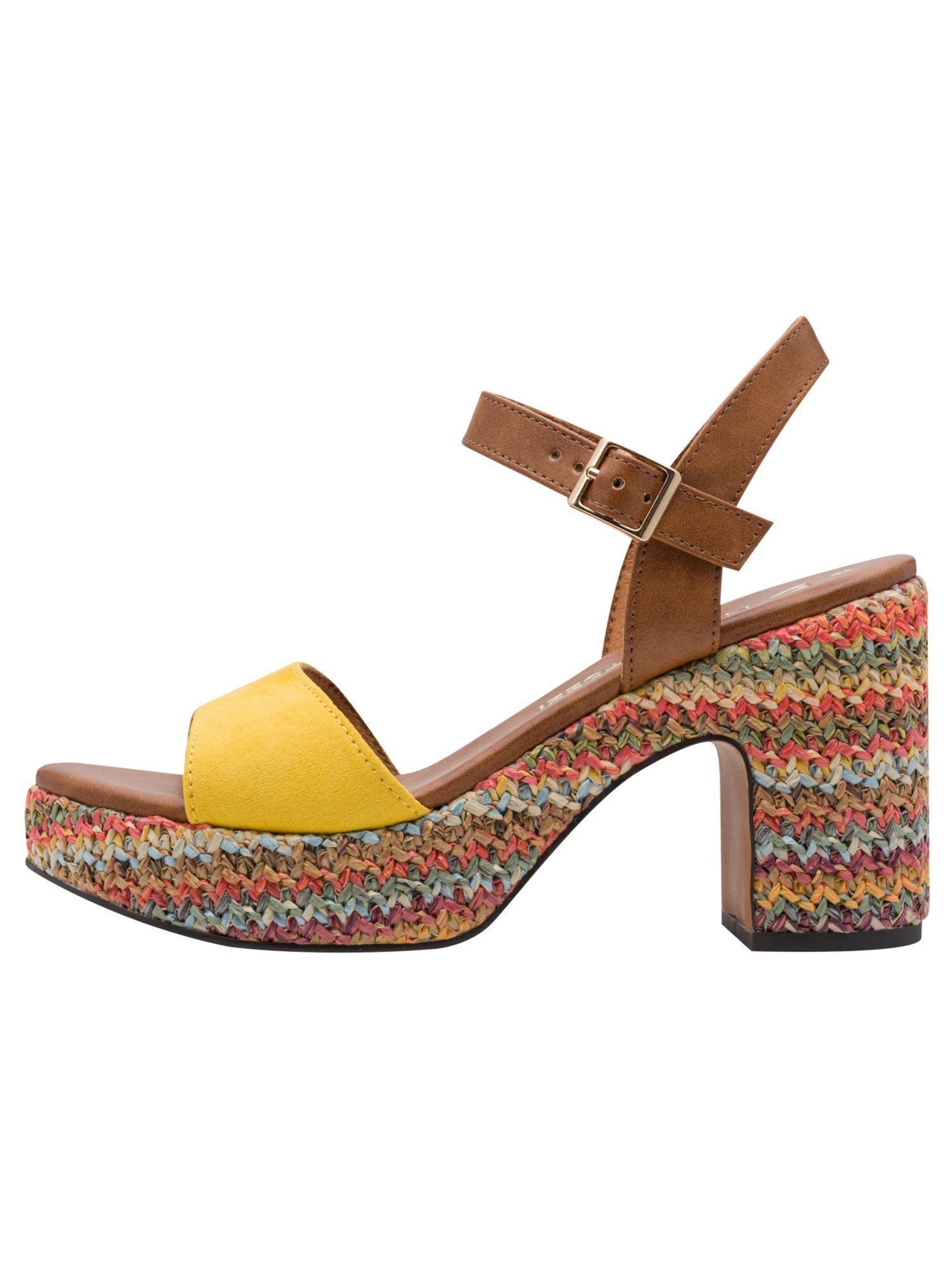 Sandales à lanières MARCO TOZZI en jaune