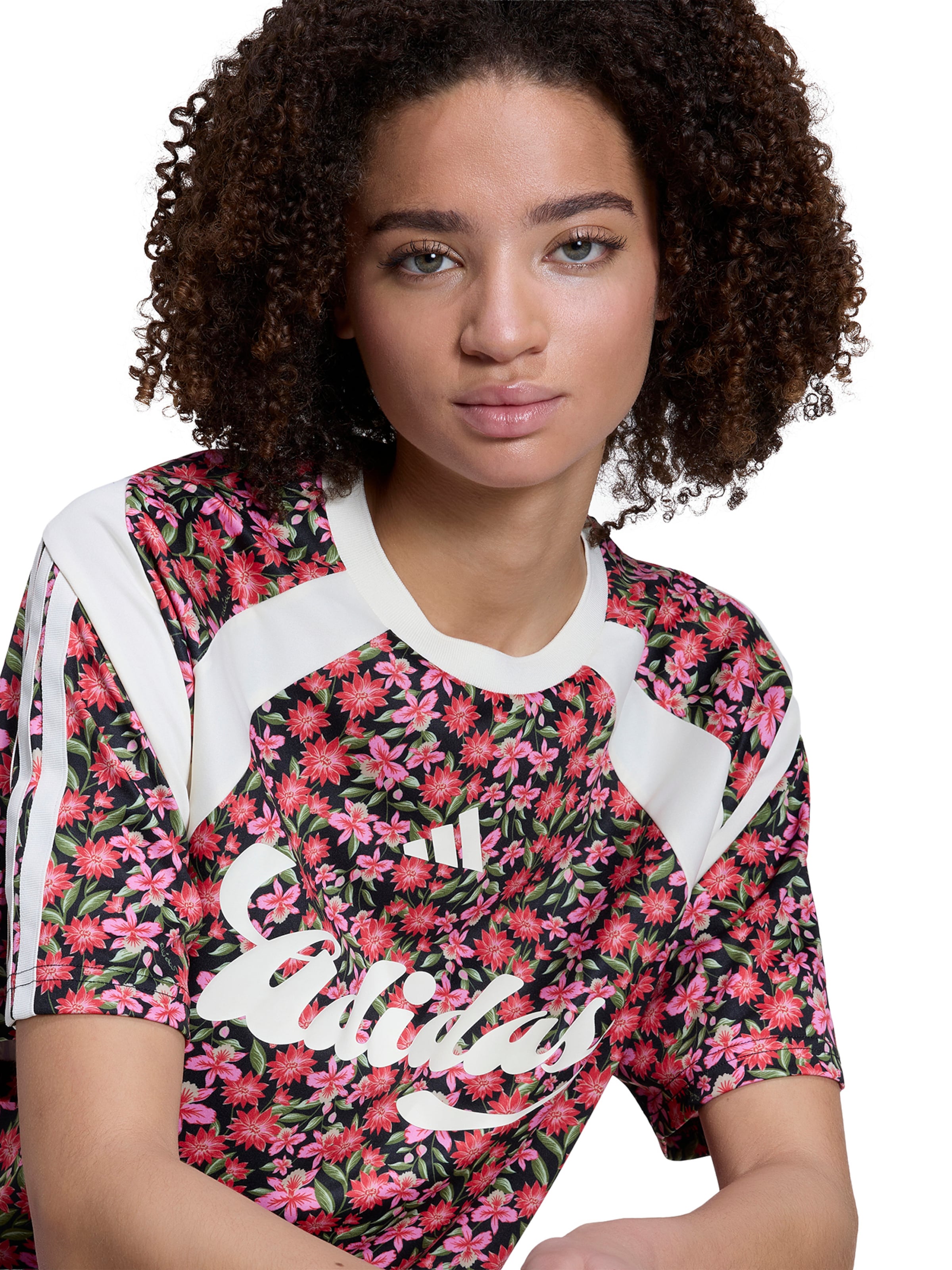 T-shirt fonctionnel 'Adidas x Farm Rio House Of Tiro' ADIDAS SPORTSWEAR en noir