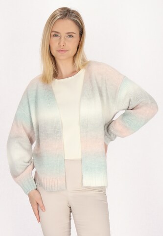 Cardigan Usha en bleu : devant