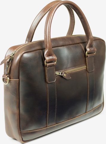 Borsa portadocumenti 'Everett' di Buckle & Seam in marrone