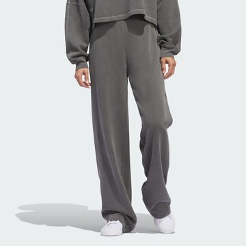 ADIDAS ORIGINALS Loose fit Pants 'Essentials' in Grey: front