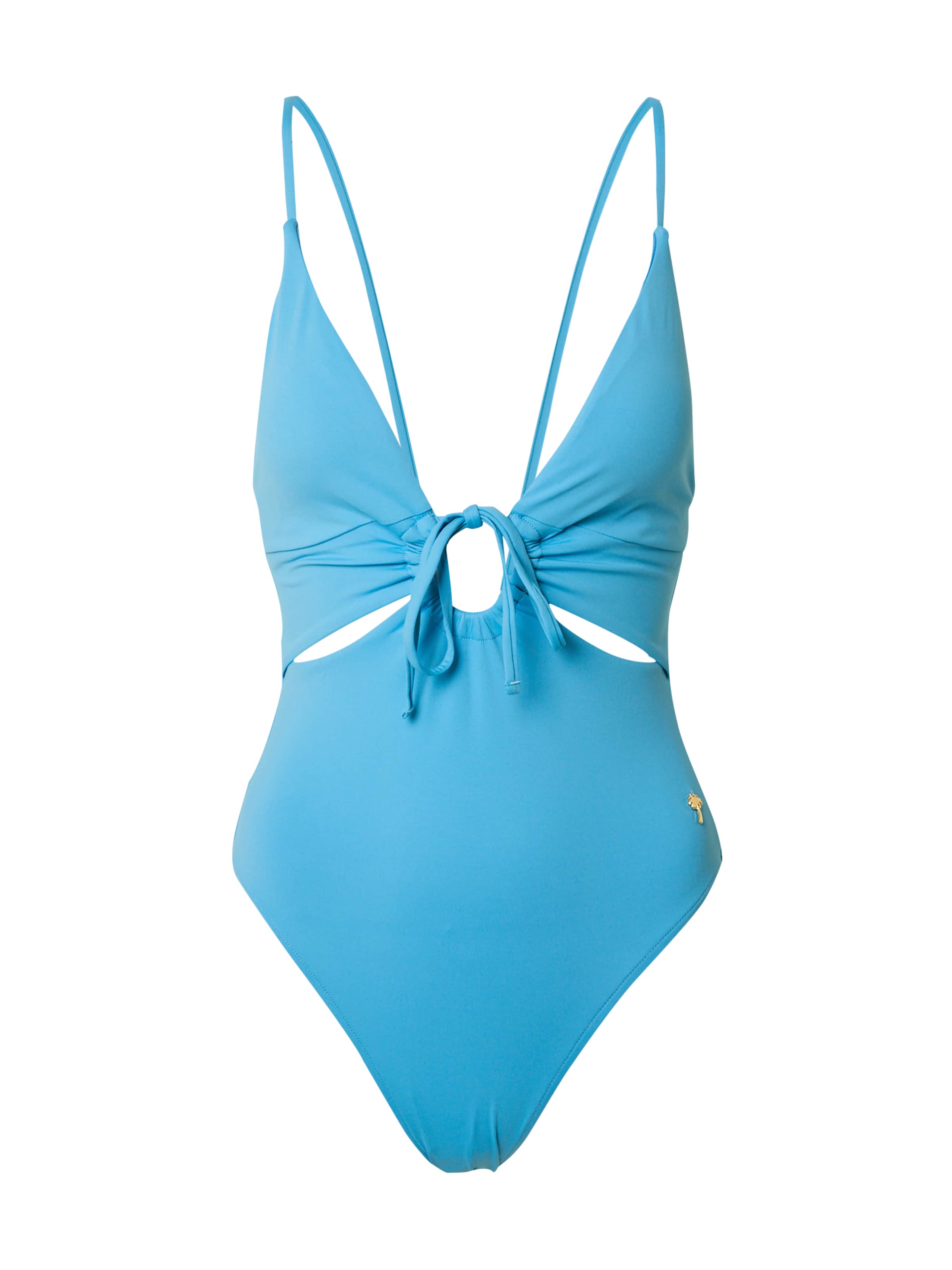 mėlyna Women' Secret Marškinėliai Maudymosi kostiumėlis 'Palm': priekis