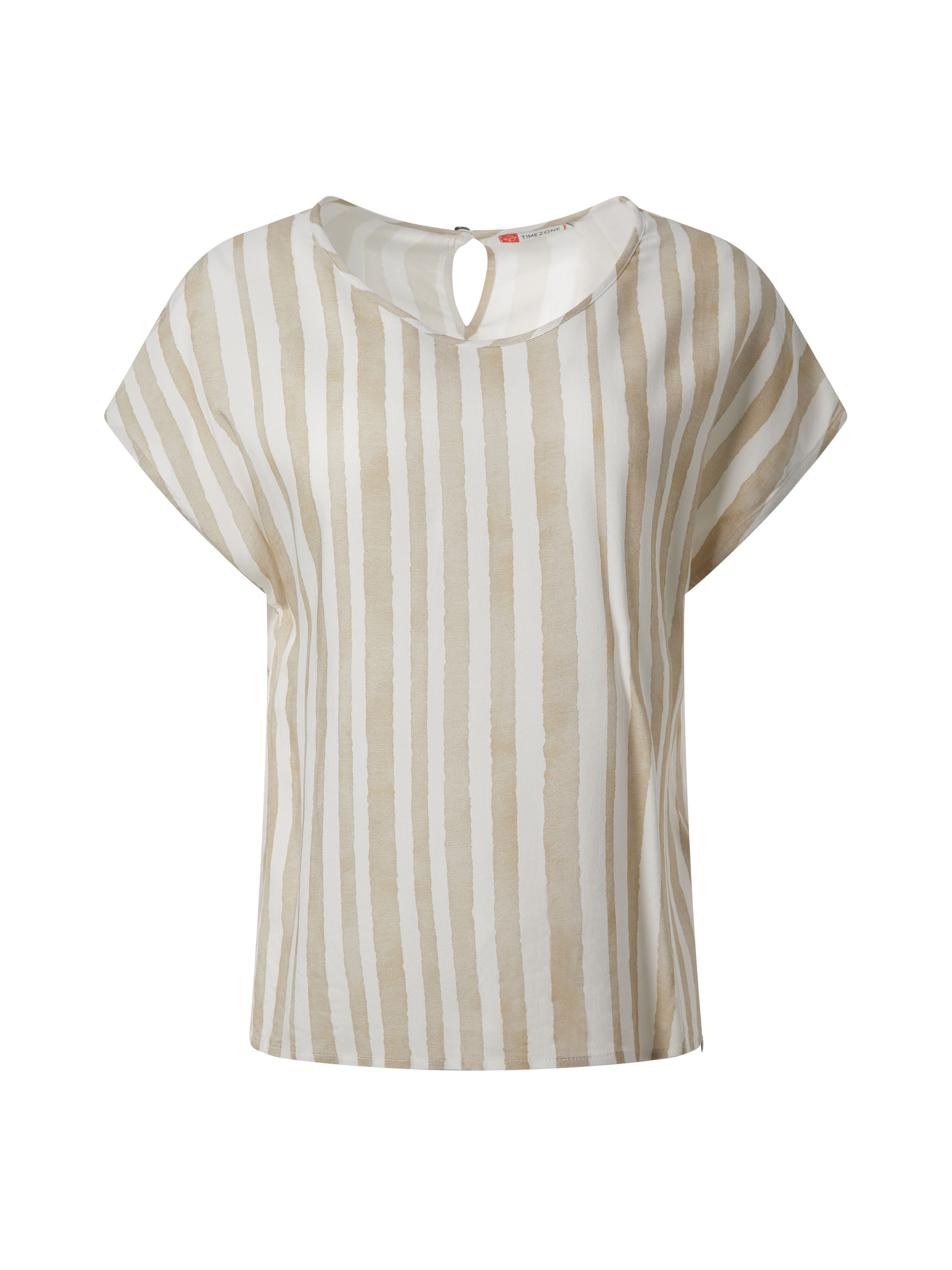 TIMEZONE Oversized Shirt 'Casual' in Beige: front