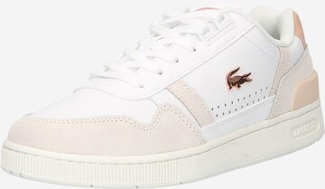 LACOSTE - Zapatillas deportivas bajas en beige: frente