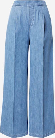 UNITED COLORS OF BENETTONWide Leg/ Široke nogavice Traperice - plava boja: prednji dio