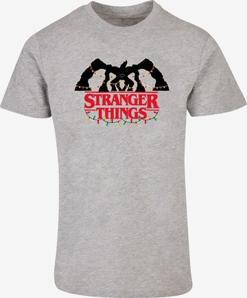 ABSOLUTE CULT Shirt 'Stranger Things' in Grey: front