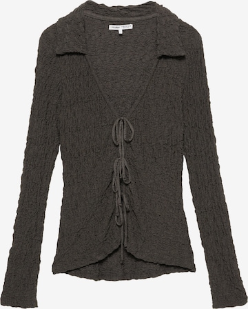 Pull&Bear Bluse in Braun: Vorderseite